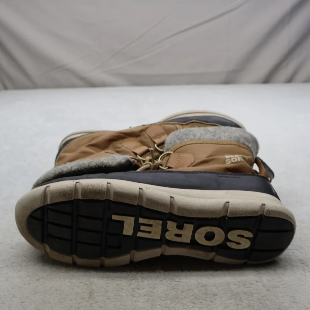 Sorel Womens 9.5 Winter Boots Brown Explorer Carnival Elk Waterproof Snow Hiking